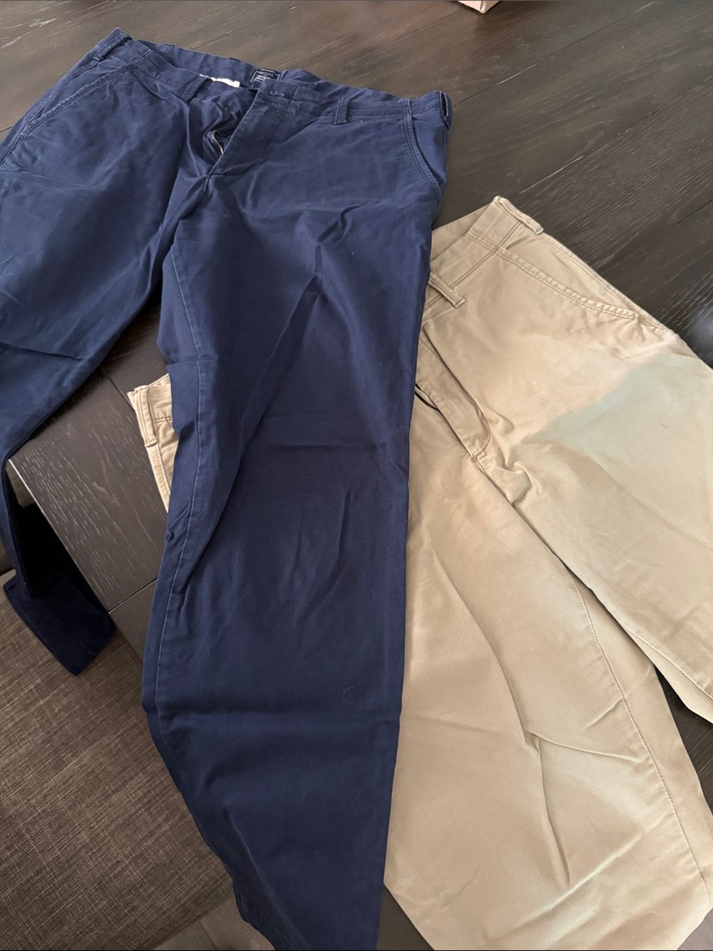 GAP Navy and Khaki Men’s Cotton Livid In Slim Stretch Chinos